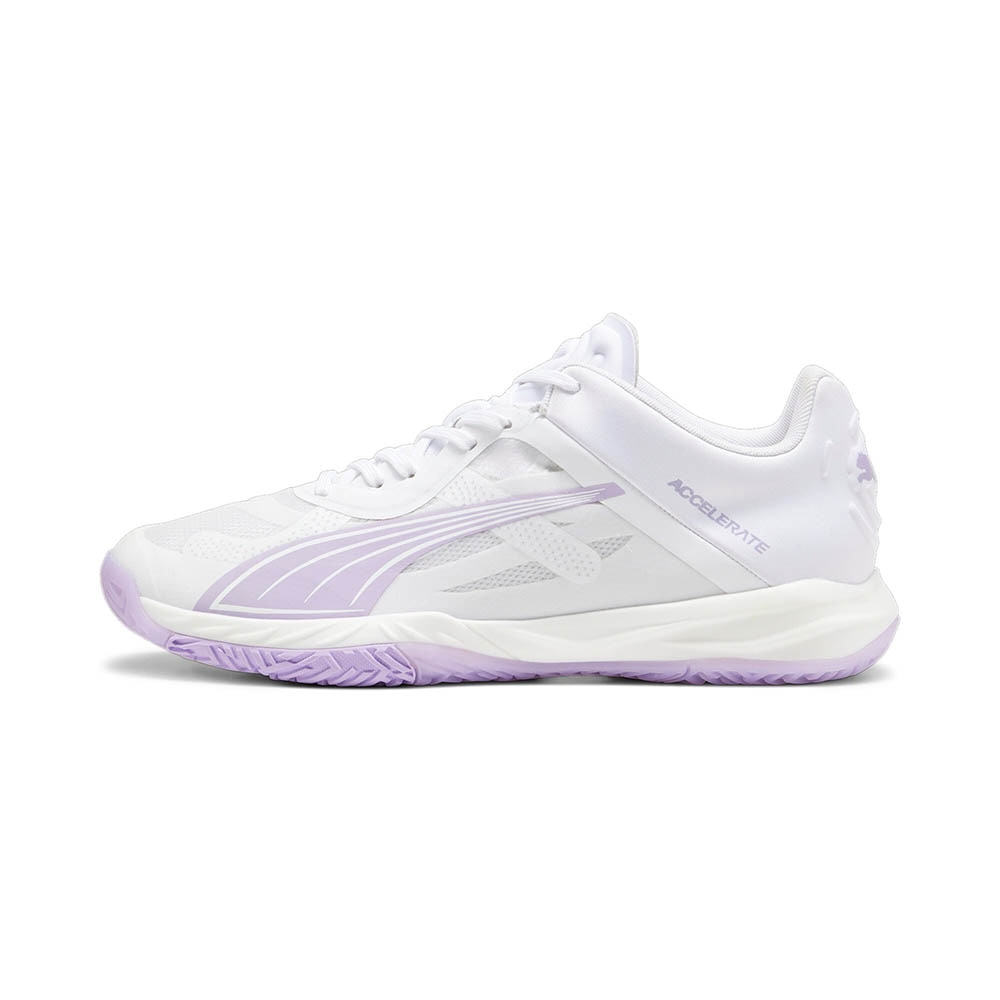 Puma Accelerate Nitro Hallsko Dame Hvit/Lilla