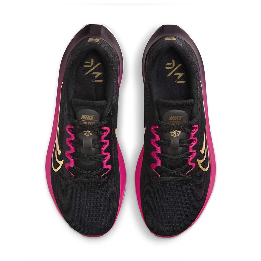 Nike Zoom Fly 5 Joggesko Dame Sort/Rosa/Gull