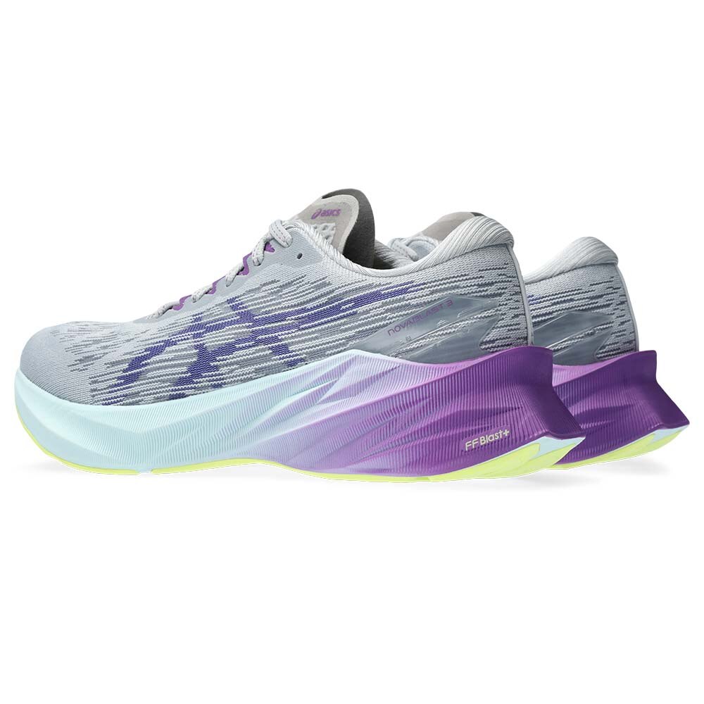 Asics Novablast 3 Joggesko Dame Grå/Lilla