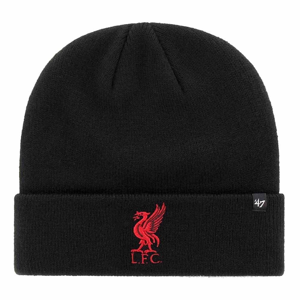 47 Liverpool FC Cuff Knit Lue Sort/Rød