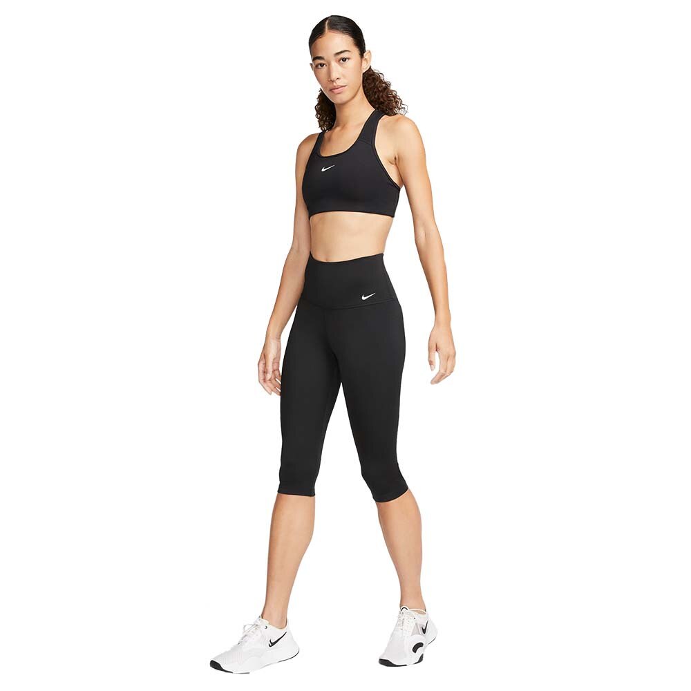 Nike Dri-Fit One Capri Tights Dame Sort