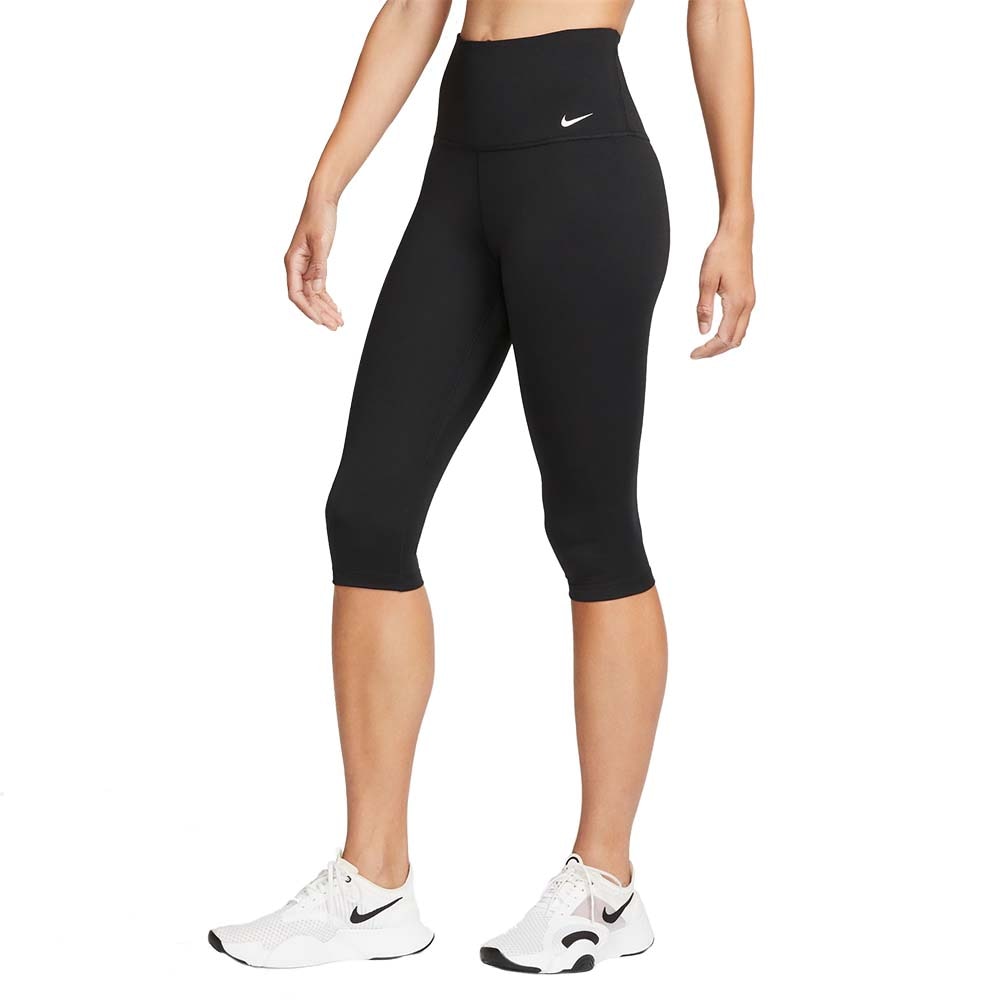 Nike Dri-Fit One Capri Tights Dame Sort