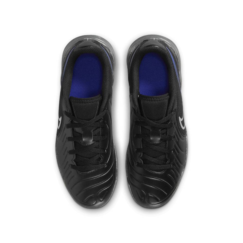 Nike Tiempo Legend 10 Club IC Futsal Innendørs Fotballsko Barn Shadow Sort/Grå