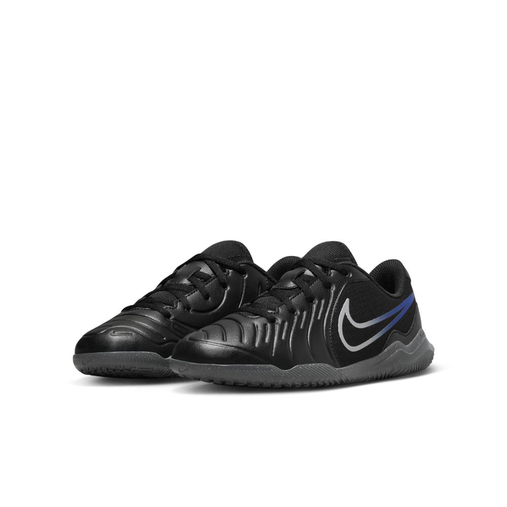 Nike Tiempo Legend 10 Club IC Futsal Innendørs Fotballsko Barn Shadow Sort/Grå