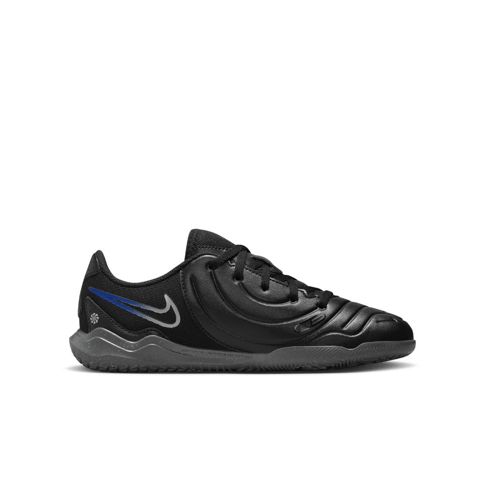 Nike Tiempo Legend 10 Club IC Futsal Innendørs Fotballsko Barn Shadow Sort/Grå