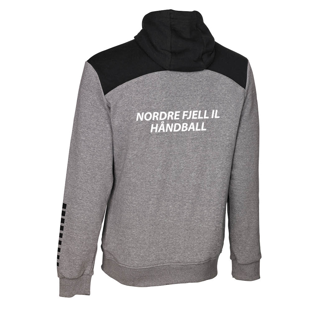 Select Nordre Fjell Håndball Full-Zip Hettegenser Grå/Sort