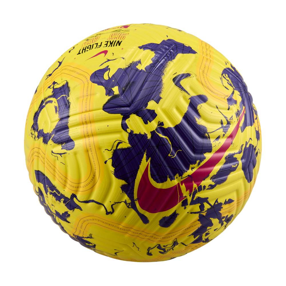 Nike Flight Premier League Matchball Hi-Vis Fotball 23/24 Gul/Blå