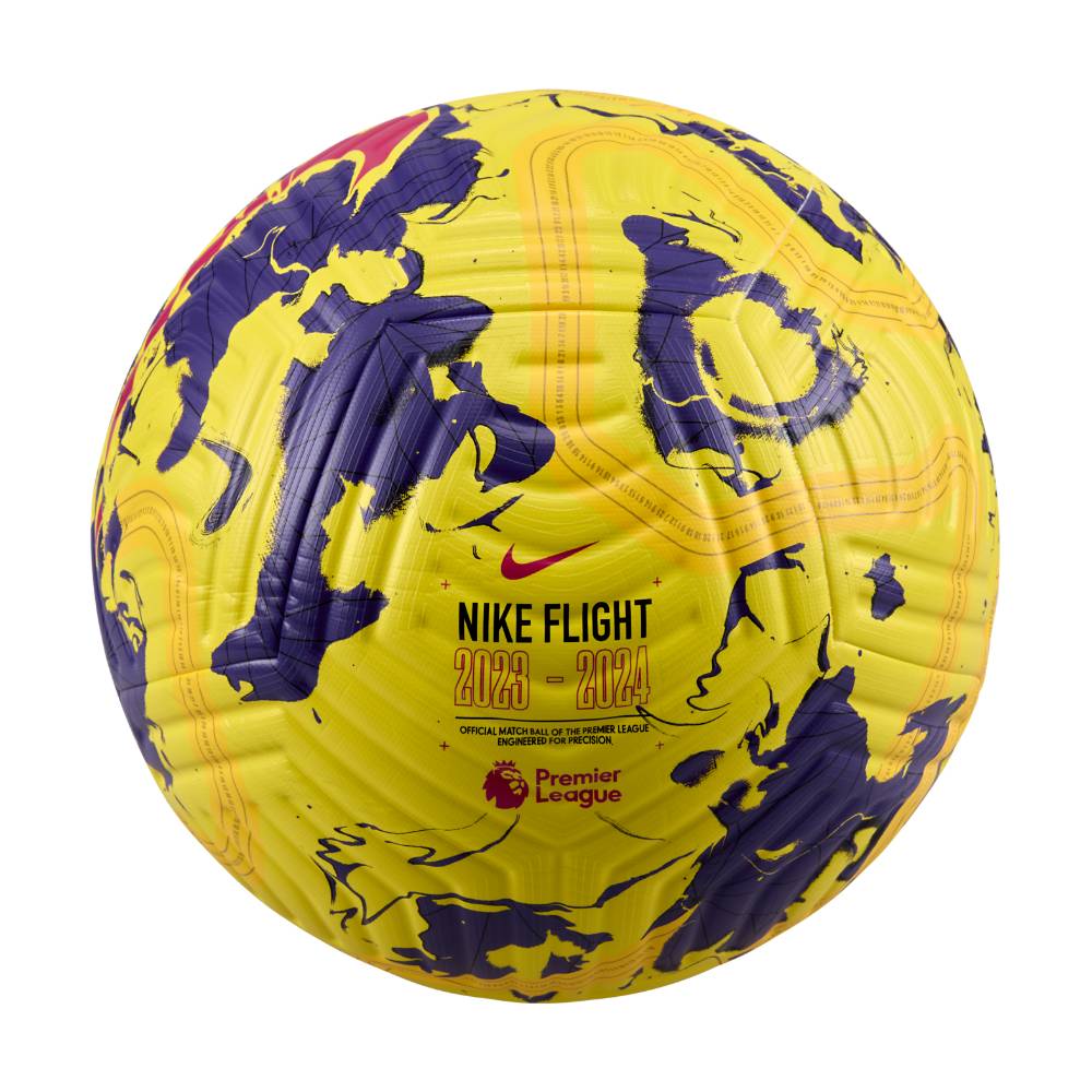 Nike Flight Premier League Matchball Hi-Vis Fotball 23/24 Gul/Blå