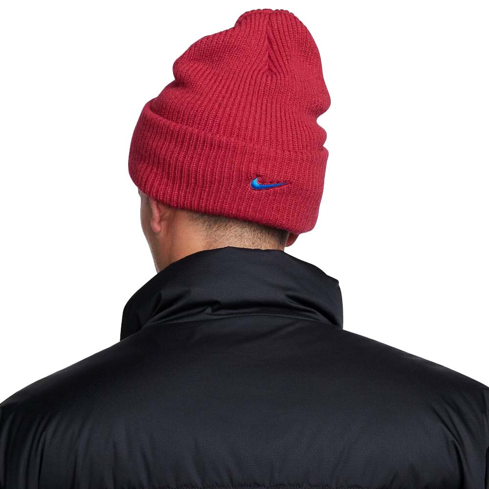 Nike FC Barcelona Peak Beanie Lue Rød