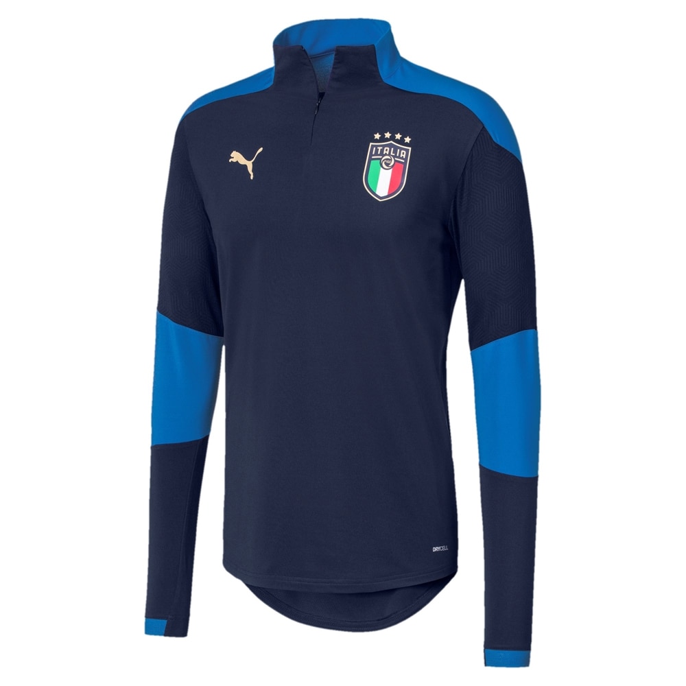 Puma Italia 1/4 Zip Fotballgenser EM 2021