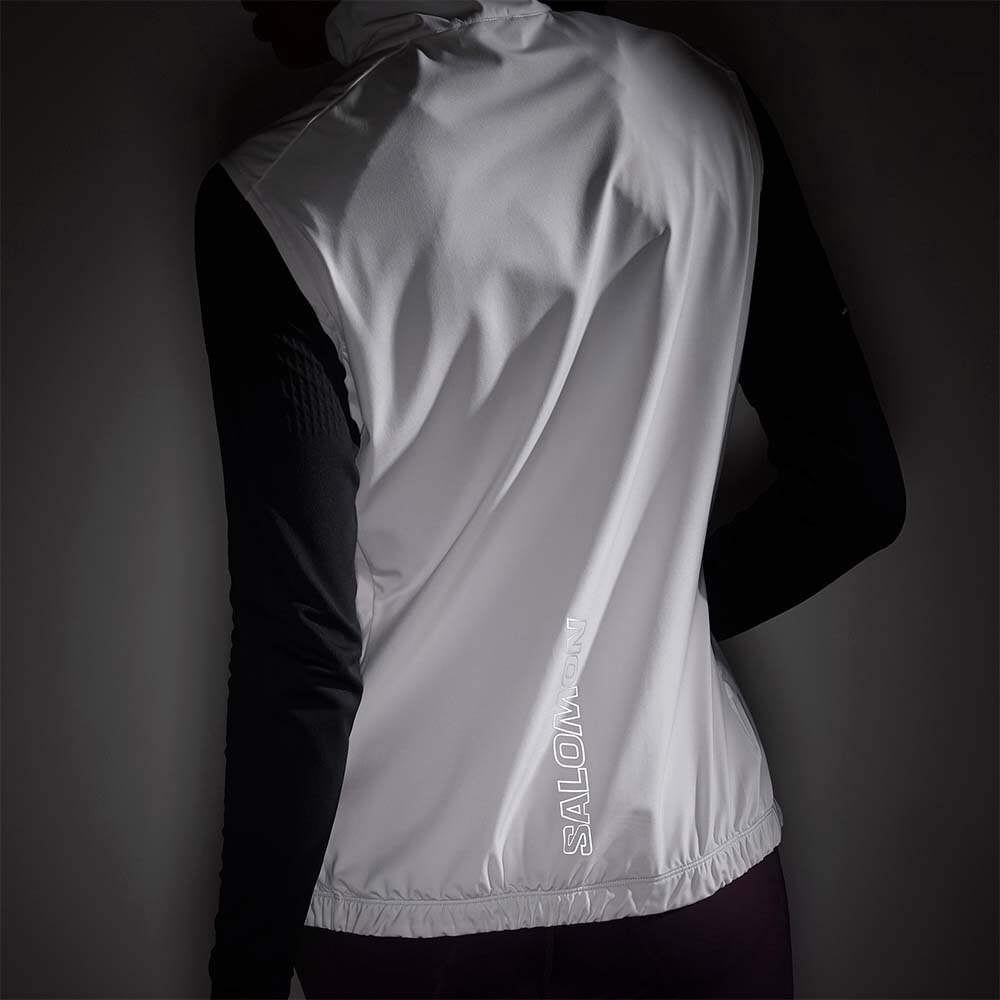 Salomon Light Shell Vest Dame Hvit
