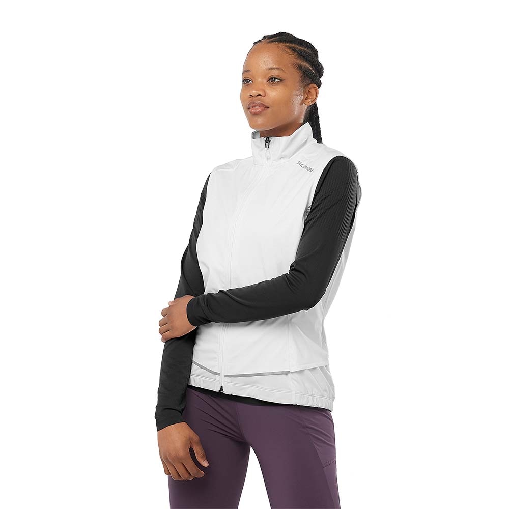 Salomon Light Shell Vest Dame Hvit