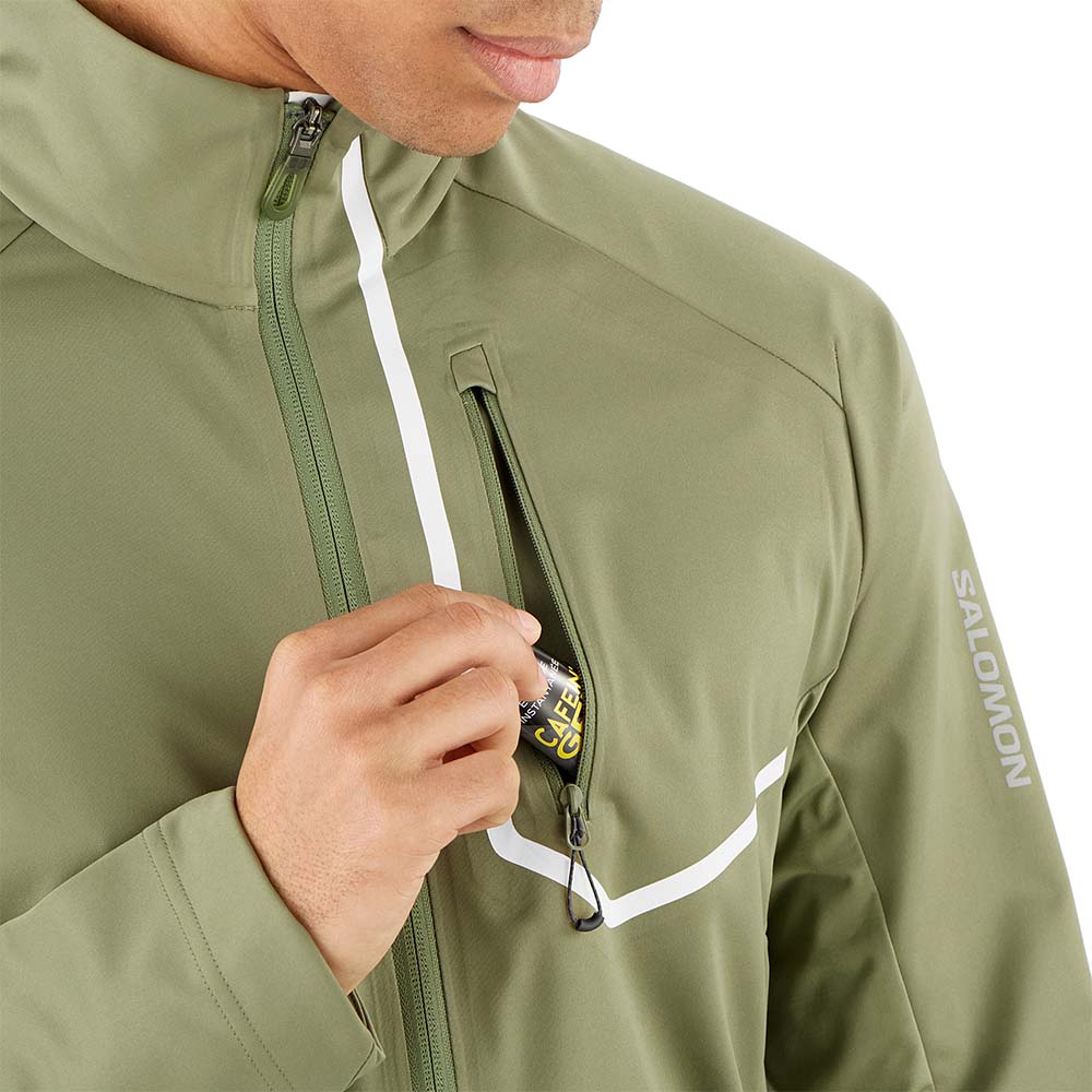 Salomon Gore-Tex Infinitum Windstopper Pro Jakke Herre Grønn