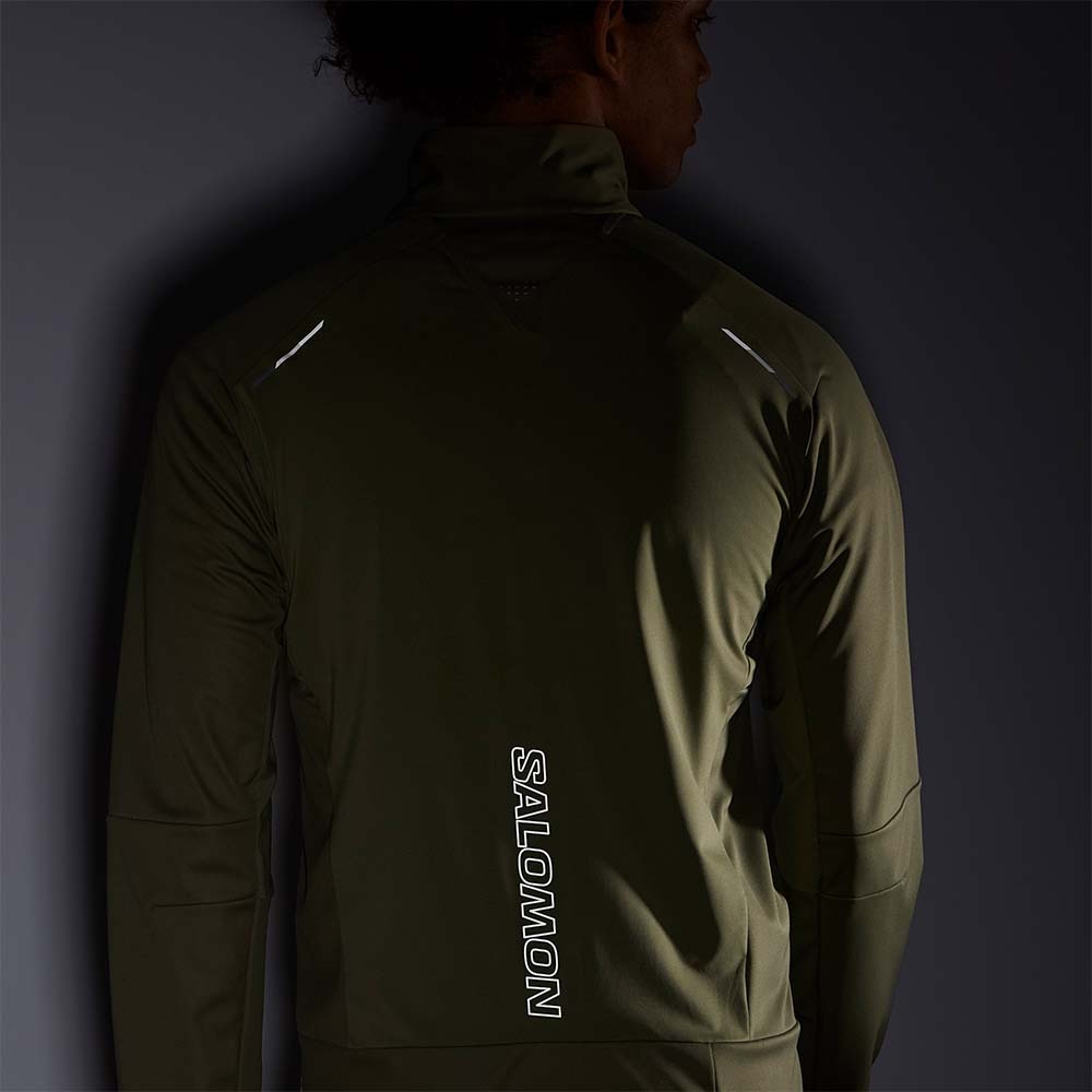 Salomon Gore-Tex Infinitum Windstopper Pro Jakke Herre Grønn