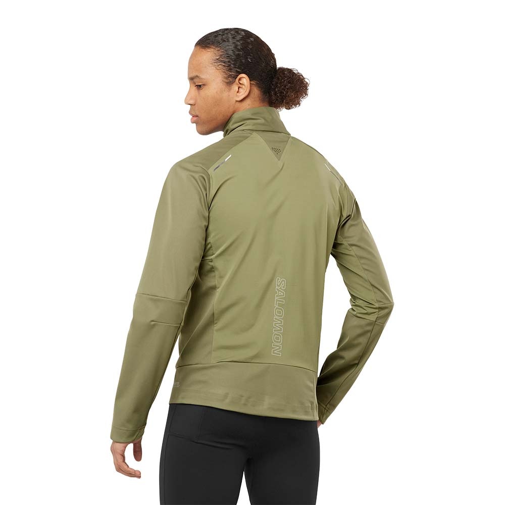 Salomon Gore-Tex Infinitum Windstopper Pro Jakke Herre Grønn