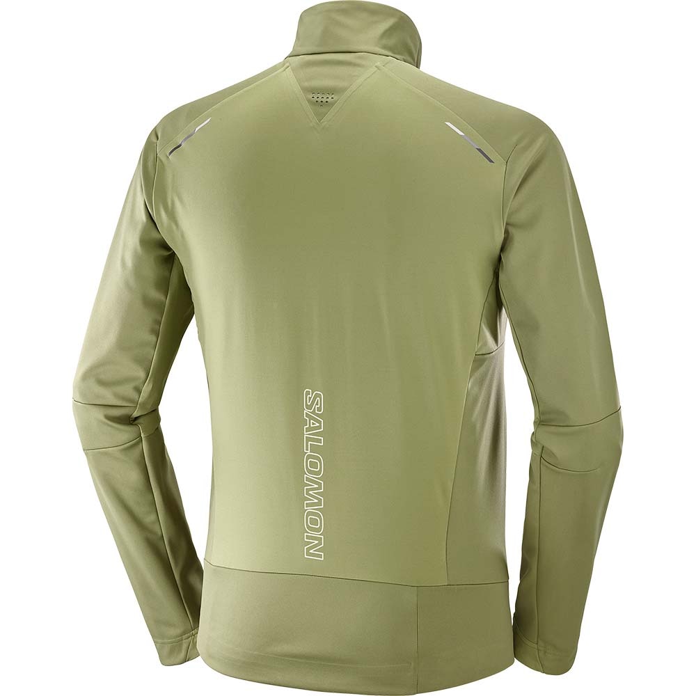Salomon Gore-Tex Infinitum Windstopper Pro Jakke Herre Grønn