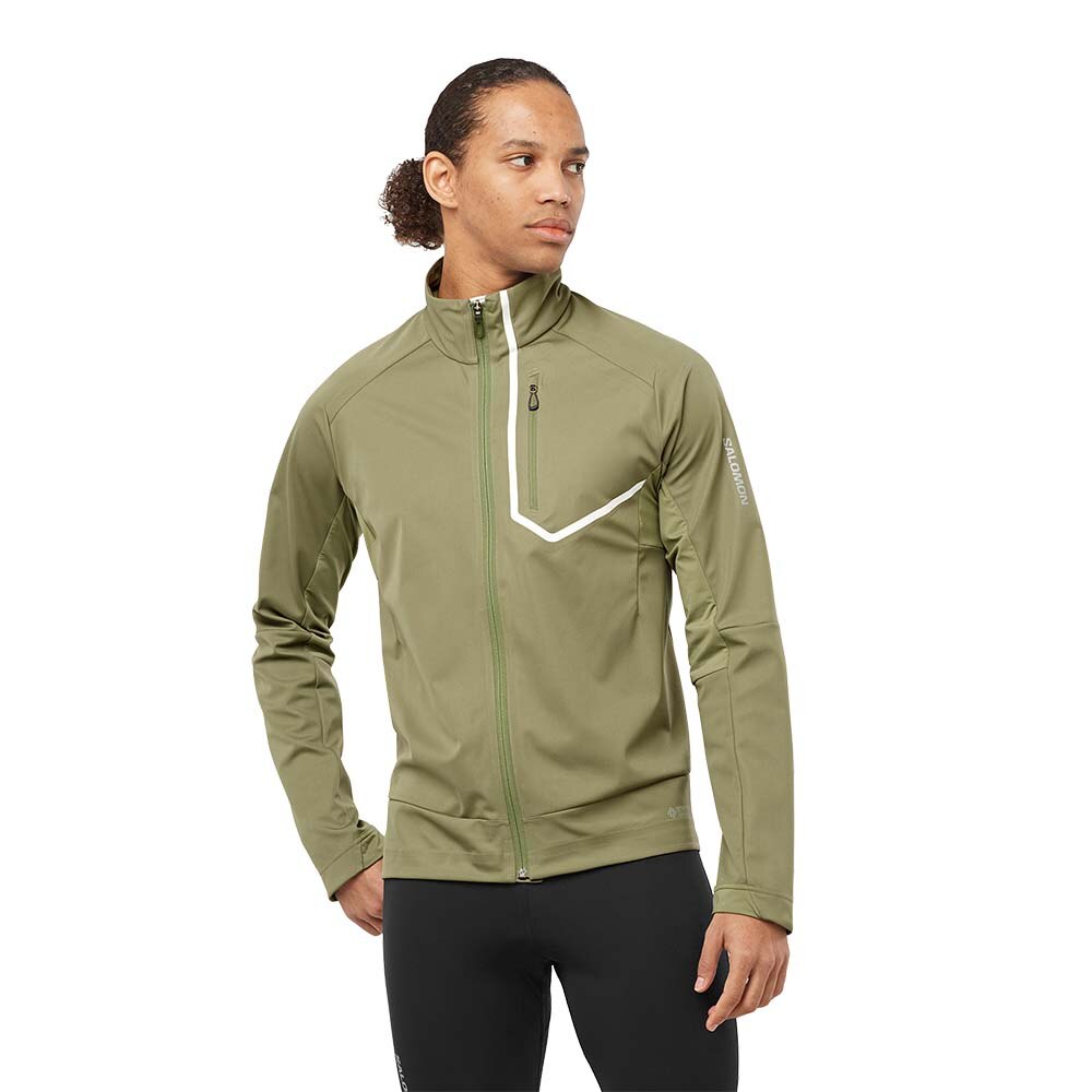 Salomon Gore-Tex Infinitum Windstopper Pro Jakke Herre Grønn