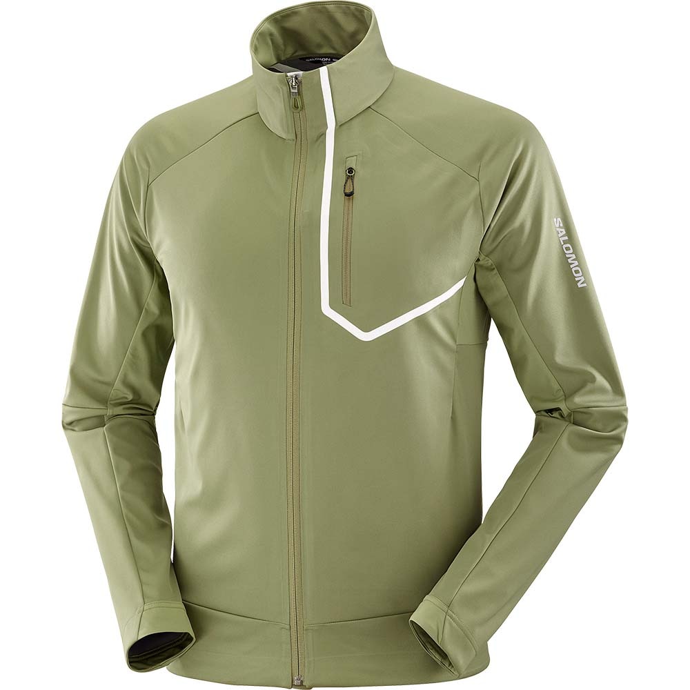 Salomon Gore-Tex Infinitum Windstopper Pro Jakke Herre Grønn