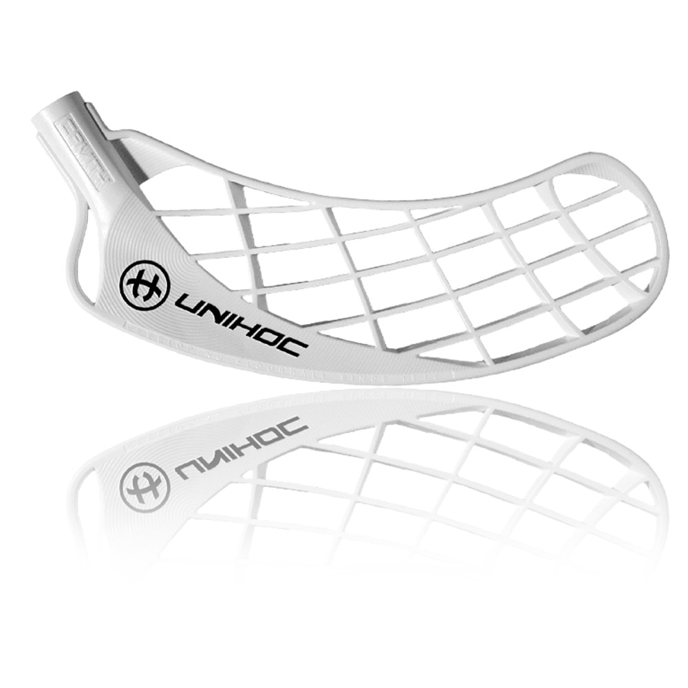 Unihoc Cavity Blade Innebandyblad Hard Hvit Right