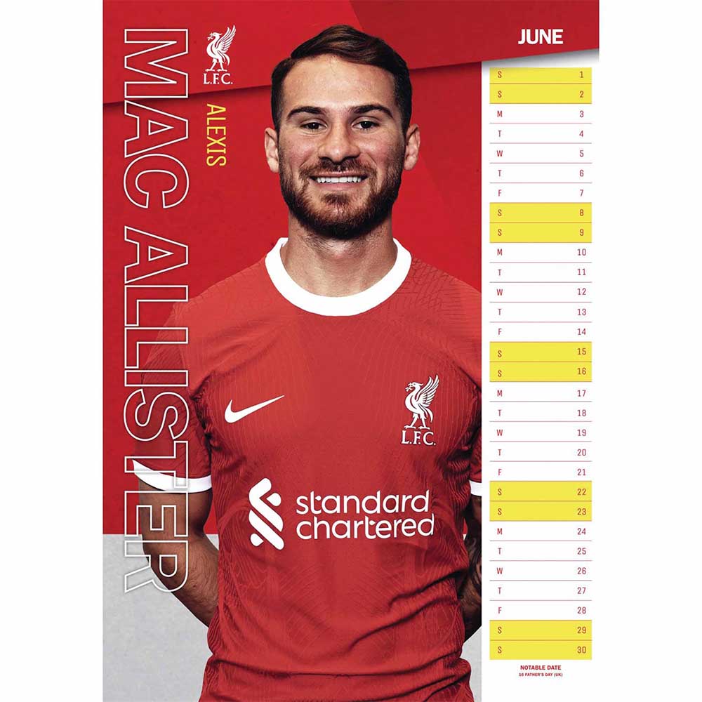 Official Product Liverpool FC Kalender 2024