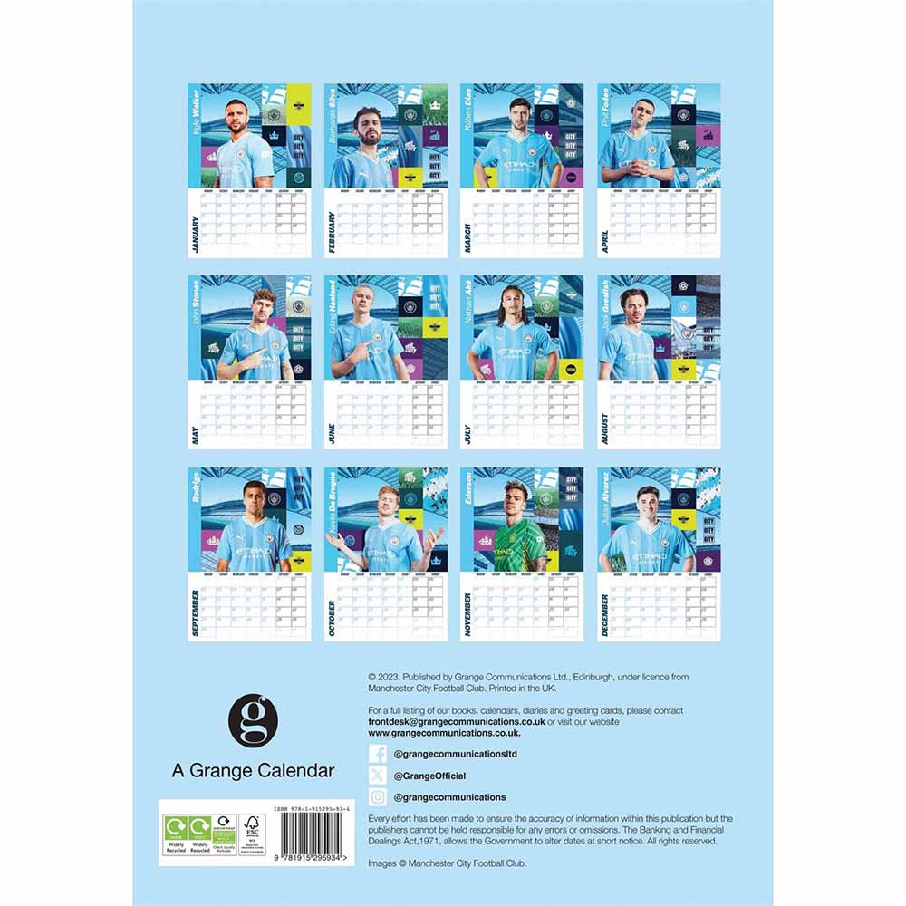 Official Product Manchester City Kalender 2024