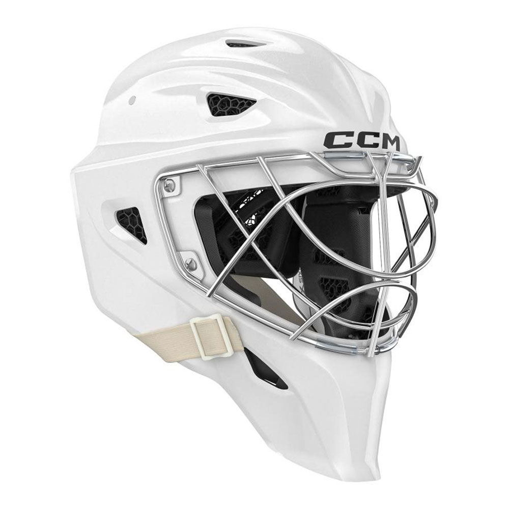 Ccm AXIS XF Keepermaske Hockey Non-Certified Cat Eye Hvit