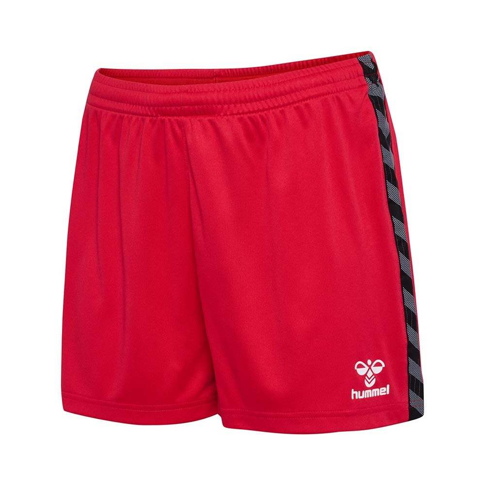 Hummel Authentic Poly Shorts Dame Rød/Sort 