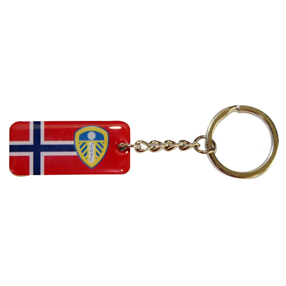 Official Product Leeds United Norge Nøkkelring