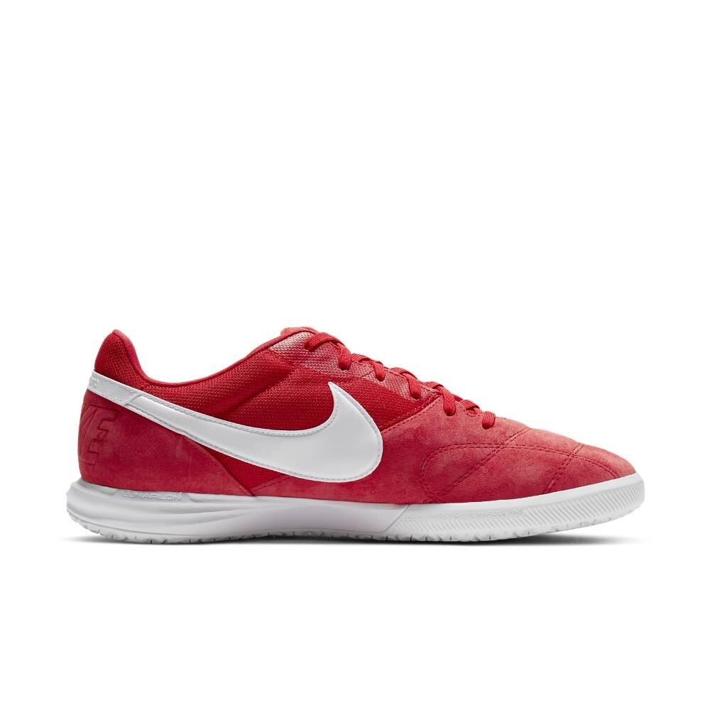 Nike Tiempo Premier II Sala IC Futsal Innendørs Fotballsko Rød/Hvit