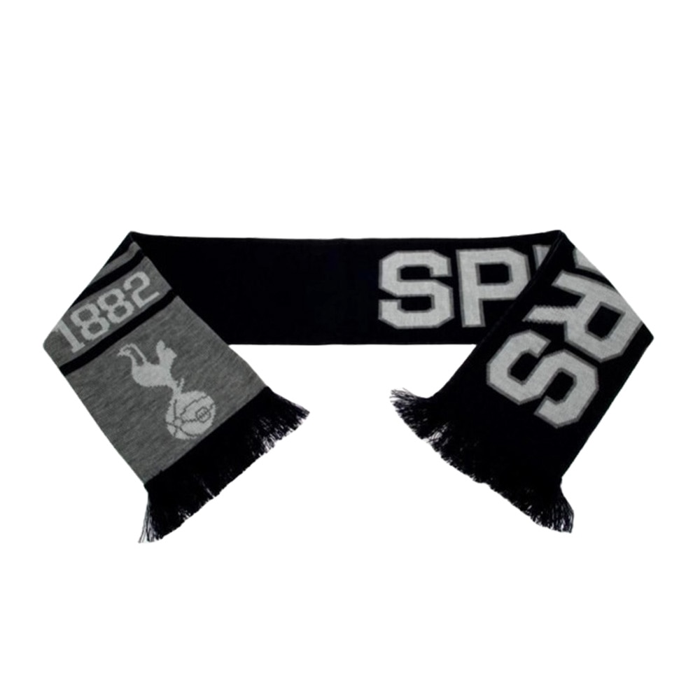 Official Product Tottenham Supporterskjerf Grå/Sort
