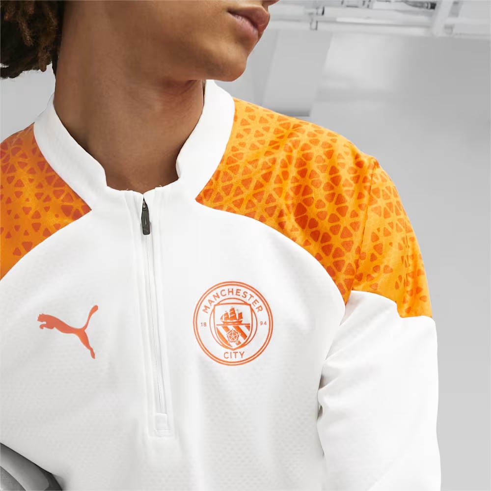 Puma Manchester City Treningsgenser Hvit/Oransje