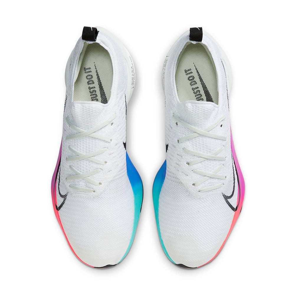 Nike Air Zoom Tempo Next% Flyknit Joggesko Herre Hvit/Rosa/Turkis