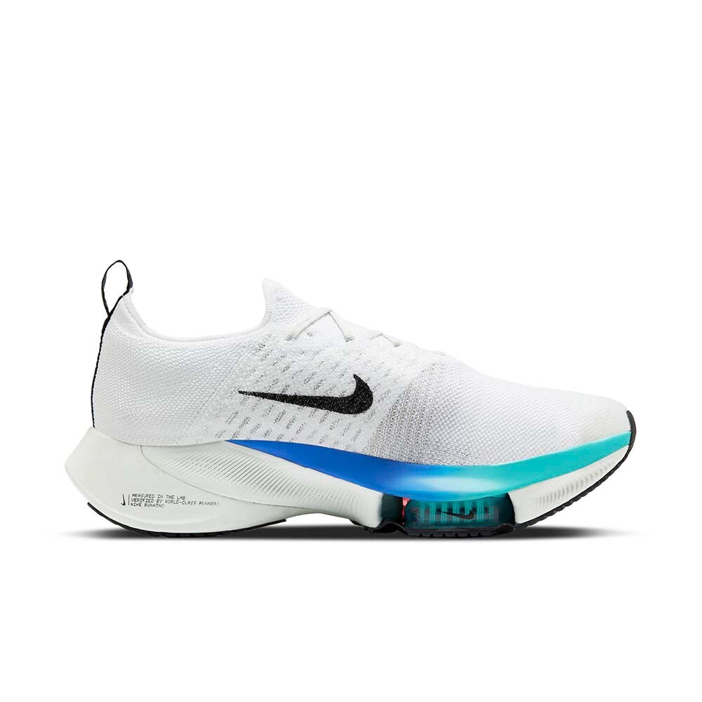 Nike Air Zoom Tempo Next% Flyknit Joggesko Herre Hvit/Rosa/Turkis
