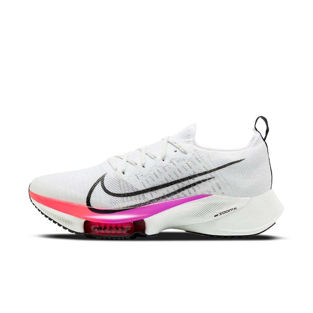 Nike Air Zoom Tempo Next% Flyknit Joggesko Herre Hvit/Rosa/Turkis