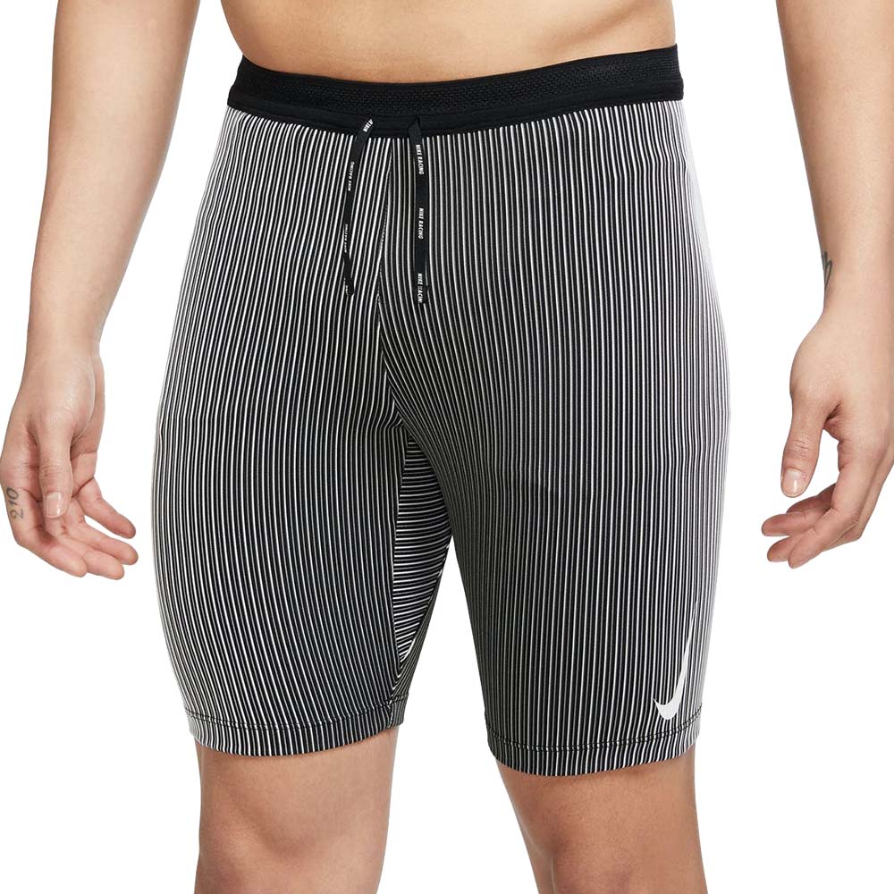 Nike ADV Aeroswift Shorts Tights Herre Sort/Hvit