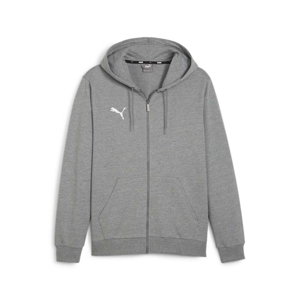 Puma teamGOAL Full-Zip Hettegenser Grå