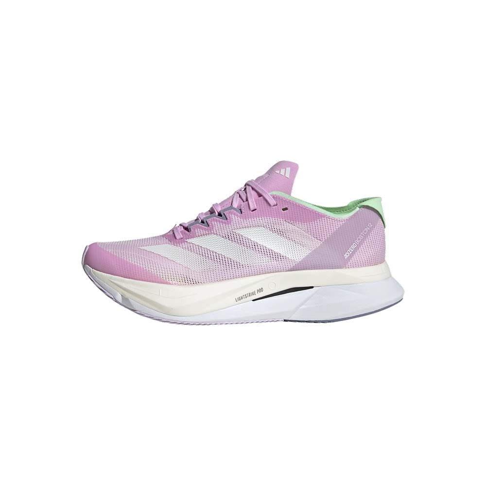 Adidas Adizero Boston 12 Joggesko Dame Rosa/Hvit