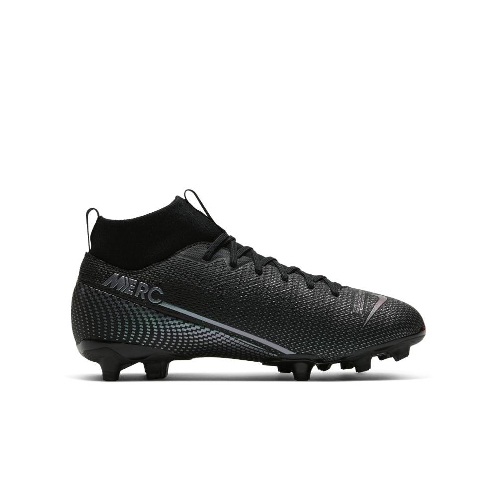 Nike Mercurial Superfly 7 Academy FG/MG Fotballsko Barn Kinetic Black Pack