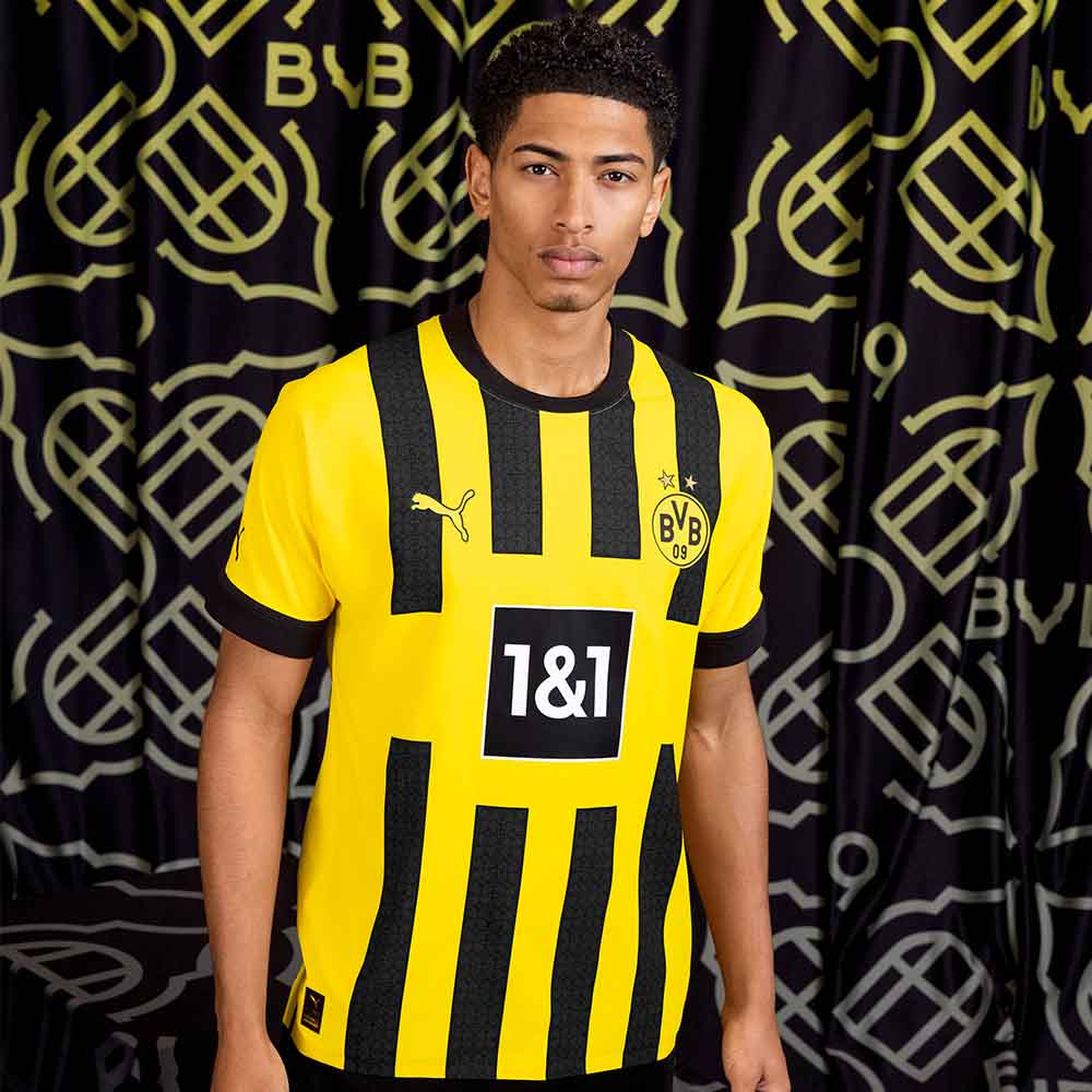 Puma BVB Dortmund Fotballdrakt 22/23 Hjemme Barn