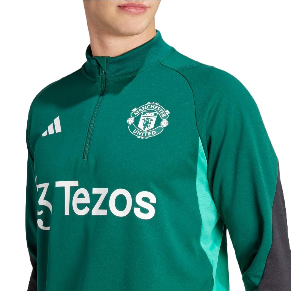 Adidas Manchester United Tiro Treningsgenser Grønn