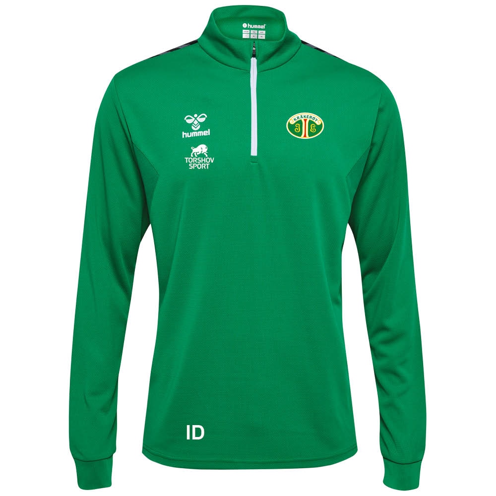 Hummel Kråkerøy IL Half-Zip Treningsgenser Sort/Grå