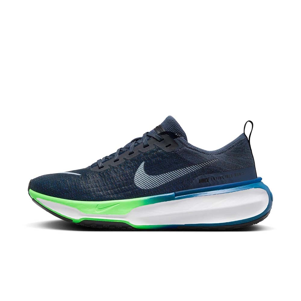 Nike ZoomX Invincible Run Flyknit 3 Joggesko Herre Marine/Grønn