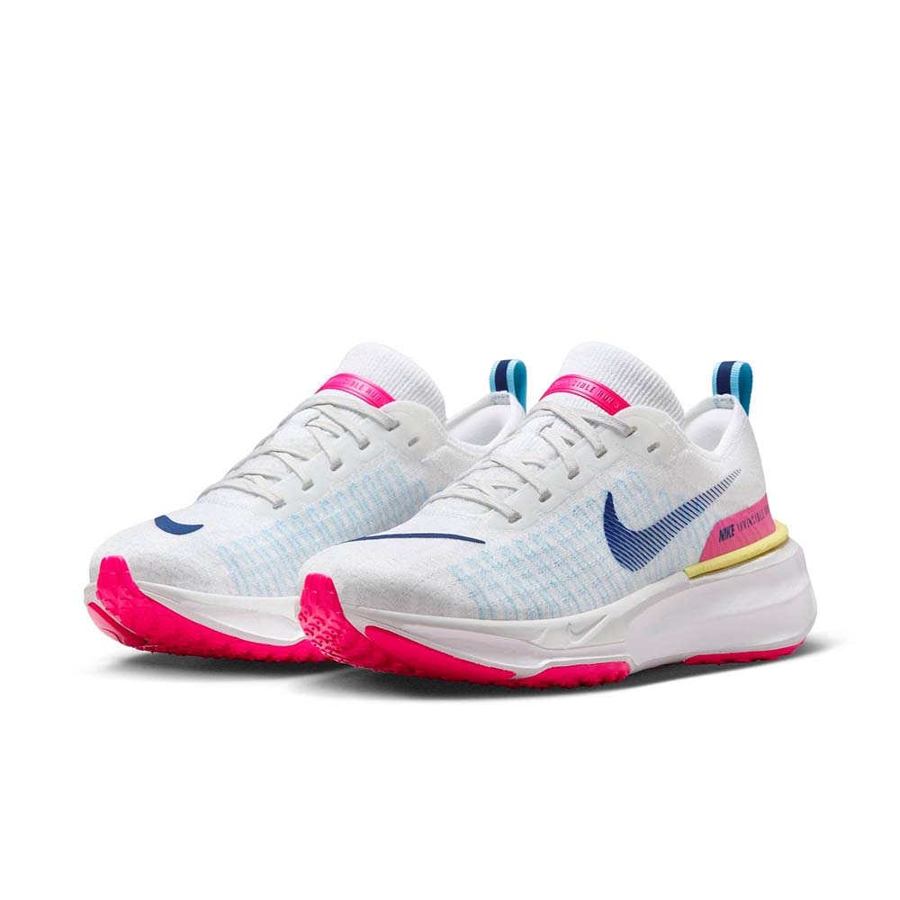 Nike ZoomX Invincible Run Flyknit 3 Joggesko Dame Hvit/Blå/Rosa