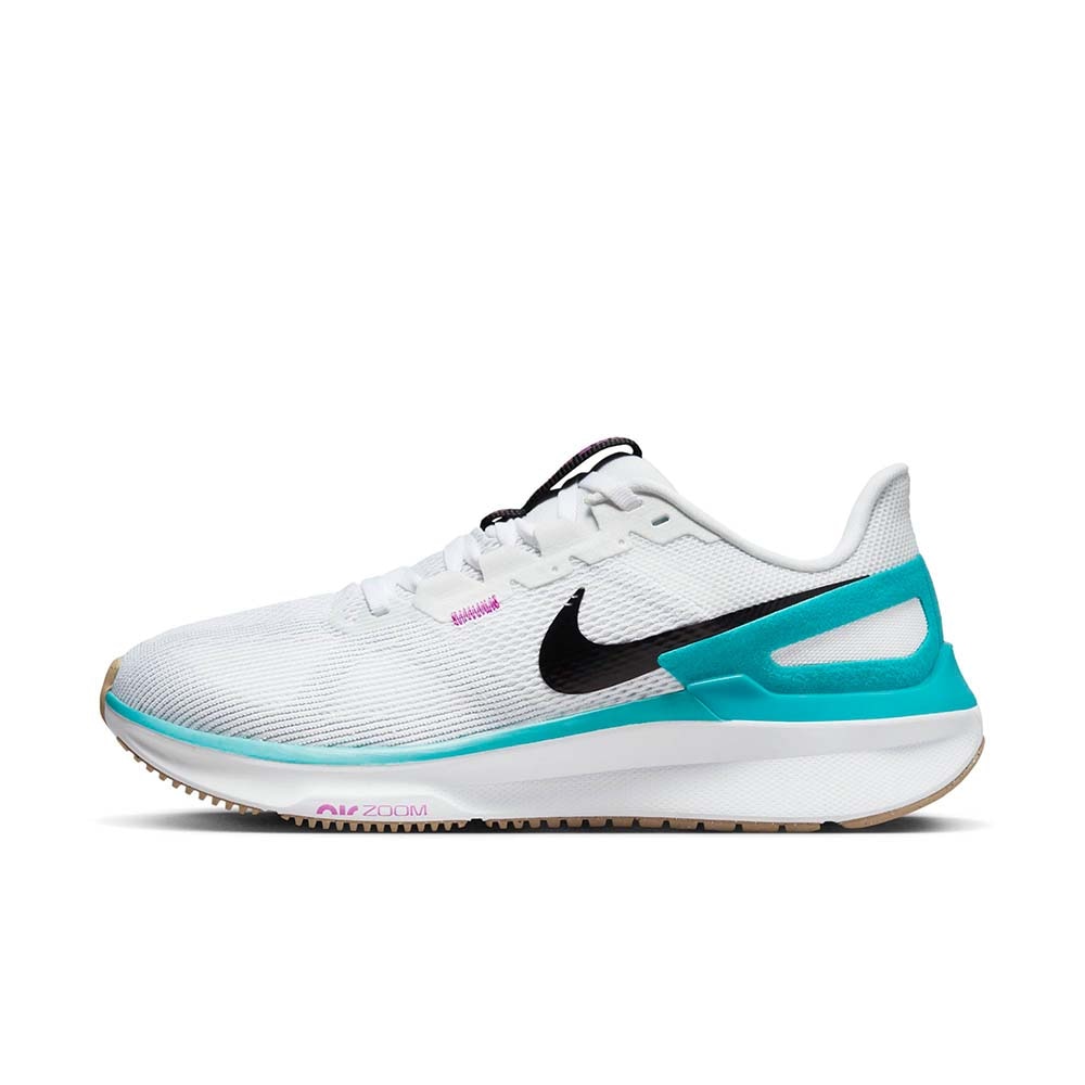 Nike Air Zoom Structure 25 Joggesko Dame Hvit/Turkis/Sort