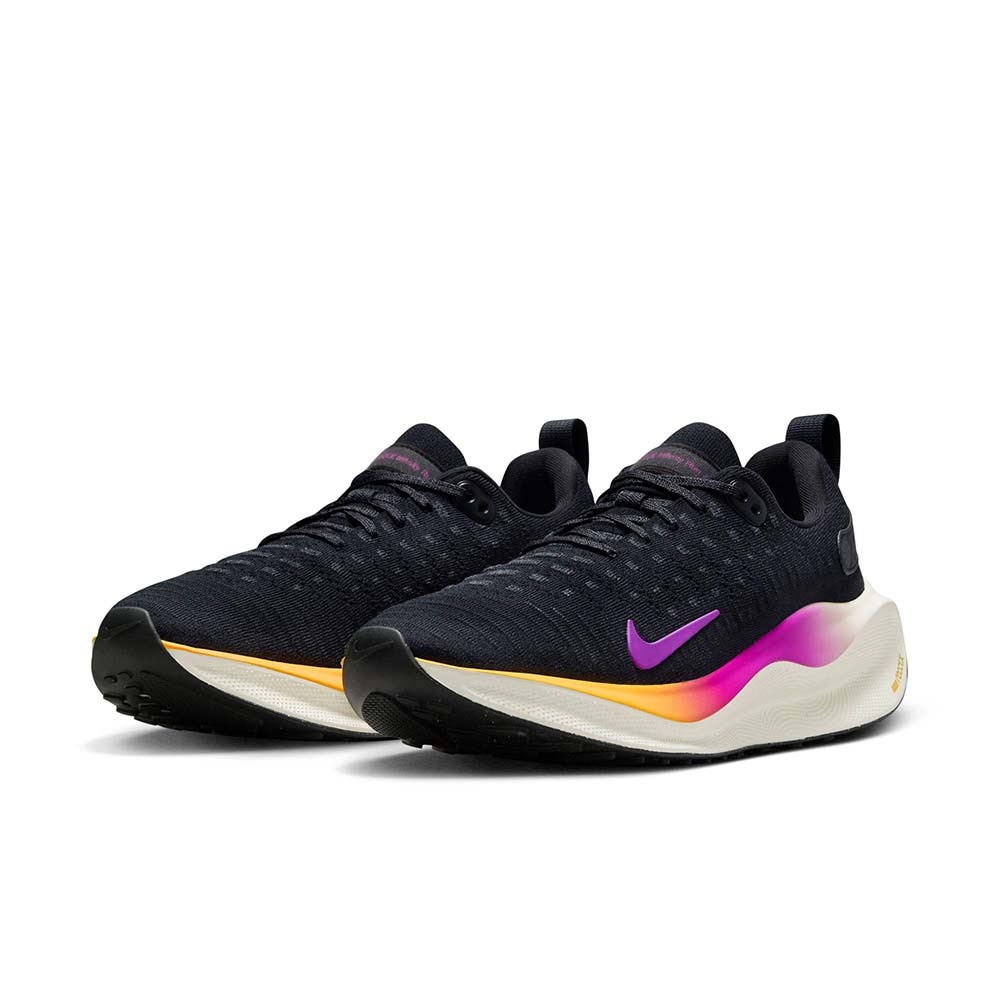 Nike React InfinityRN 4 Joggesko Dame Sort/Lilla