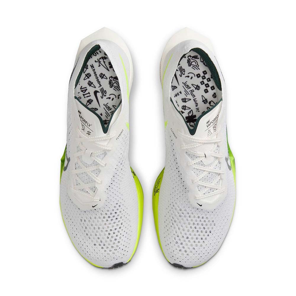 Nike ZoomX Vaporfly Next% 3 Joggesko Herre Hvit/Grønn
