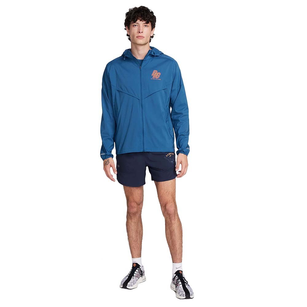 Nike Windrunner Energy BRS Repel Løpejakke Herre Blå/Oransje