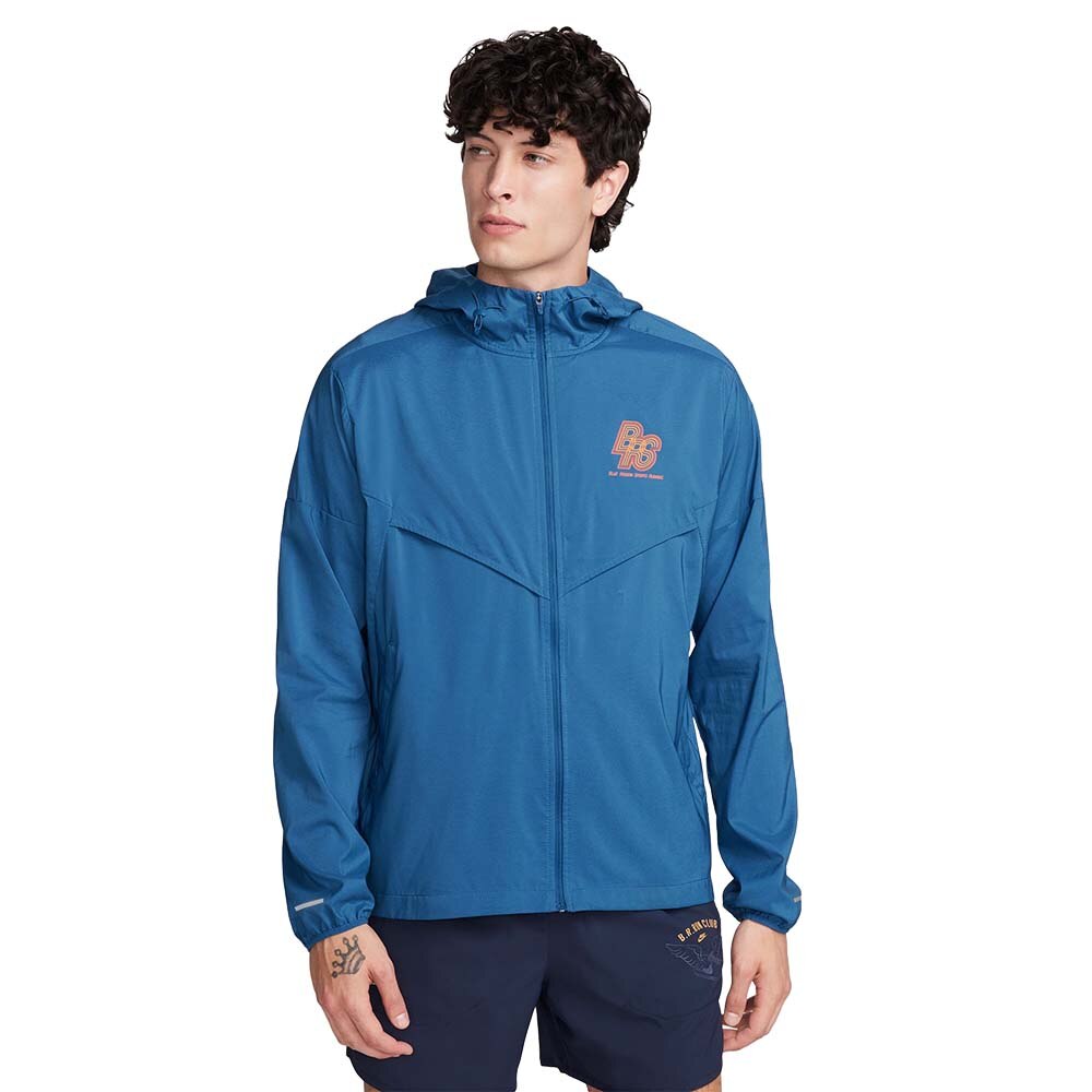 Nike Windrunner Energy BRS Repel Løpejakke Herre Blå/Oransje