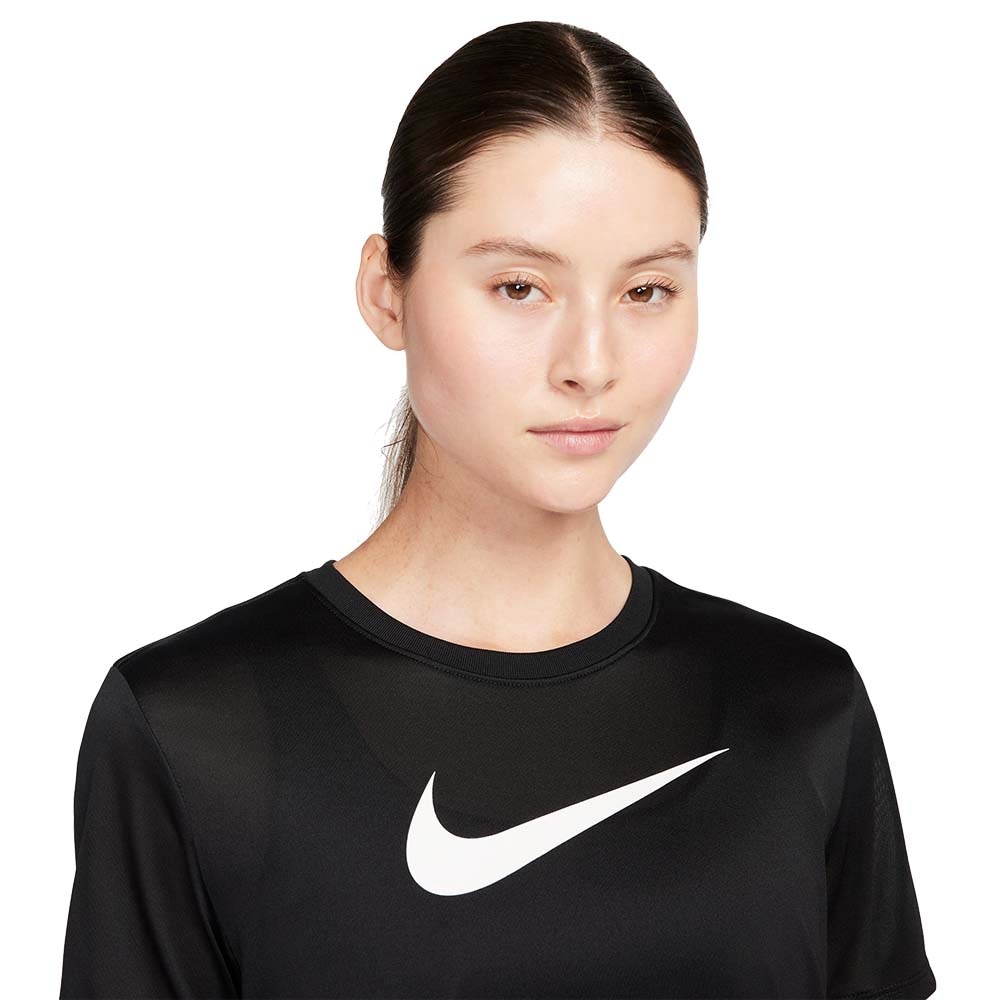 Nike Dri-Fit Graphic Kortermet Trøye Dame Sort 