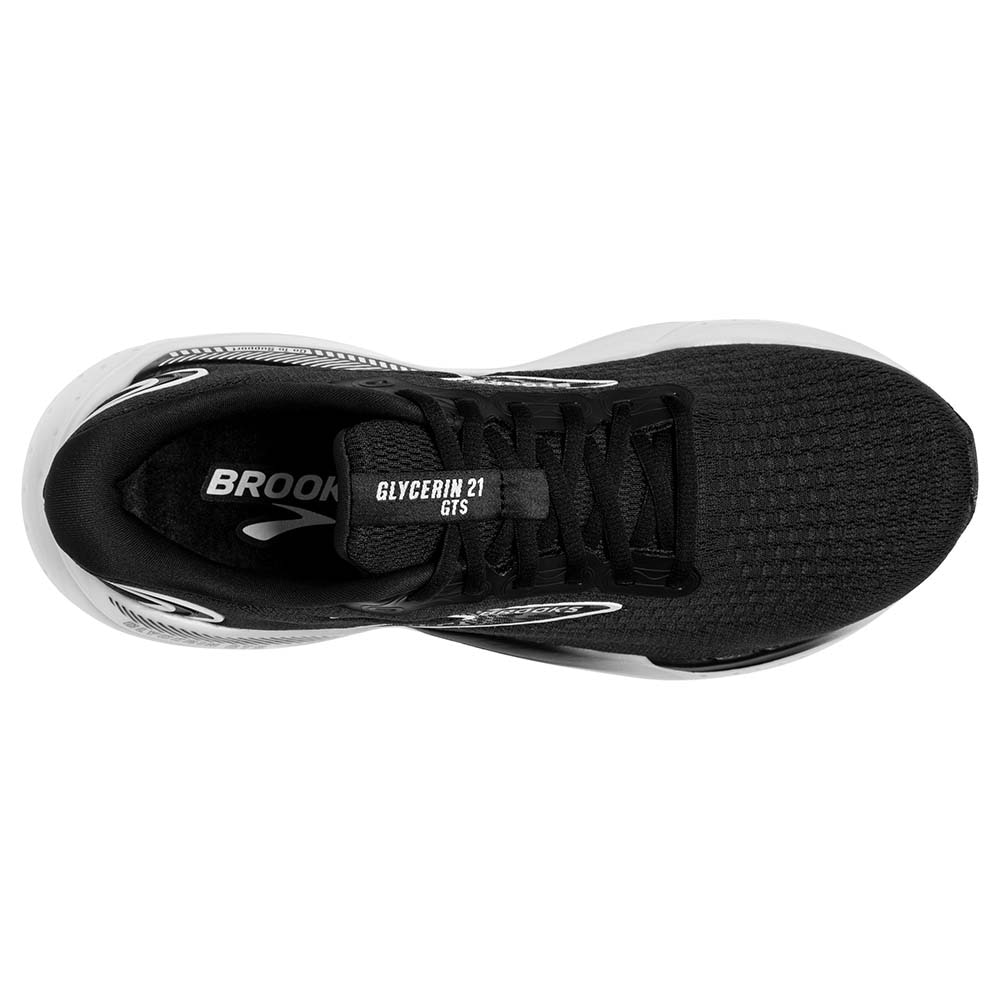 Brooks Glycerin GTS 21 Joggesko Herre Sort/Hvit